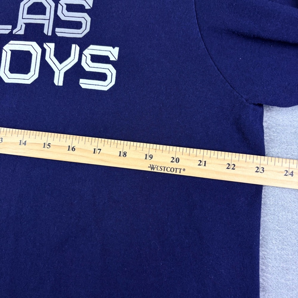 Cowboys Team Apparel XL Navy Blue Long Sleeve Dallas Cowboys NFC East Graphic T - Picture 7 of 8